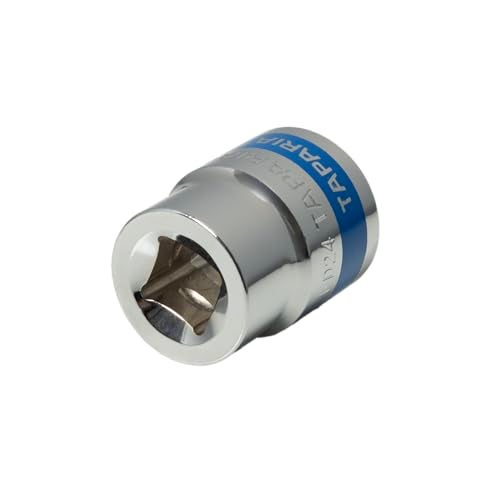 Taparia 1/2" Square Drive Socket (24 mm)- 12 Point or Bi Hex sockets for std Nuts and Bolts Compatible W/Ratchets, L Handles, Wrenches, Power Tools-Automotive & Mechanical work-DIY - Image 2