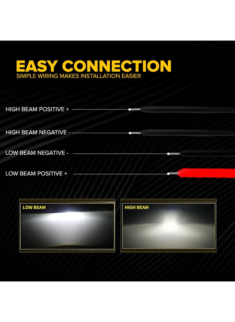 Toby's Toby's 50watts Led Lens Pro-001 3 Inch Bi LED Projector Lenses For Headlight  5500K Auto Lamp 50000LM Car Lights Retrofit Kits Hyperboloid Lens  - Image 4