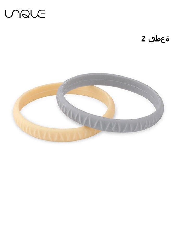 Unique 2Pcs Knee Brace for Running and Sports Running Knee Brace Patellar Tendon Band for Basketball Fitness and Training Elastic Knee Sleeve for Knee Support and Pain Relief - Image 1