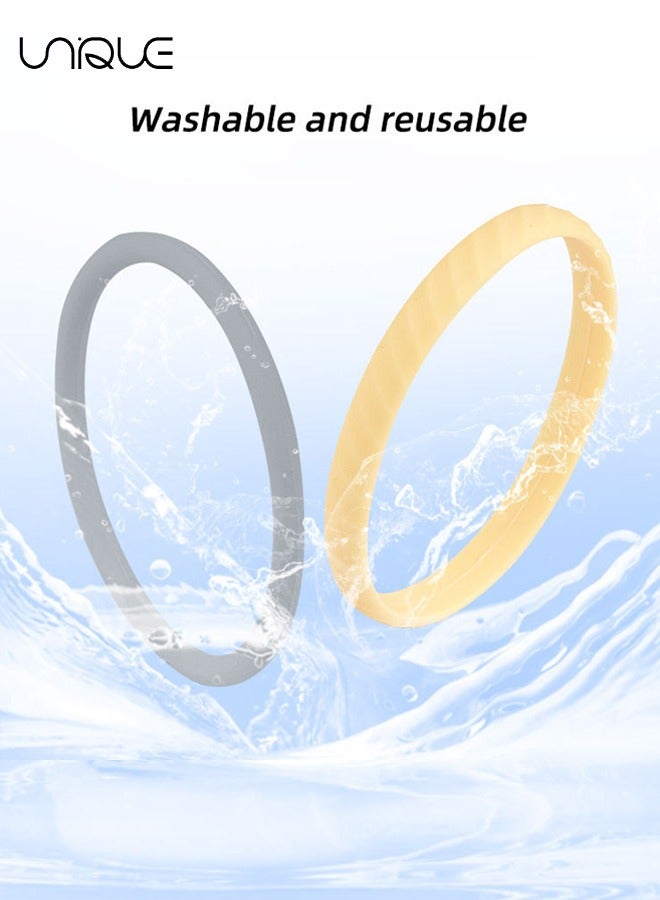 Unique 2Pcs Knee Brace for Running and Sports Running Knee Brace Patellar Tendon Band for Basketball Fitness and Training Elastic Knee Sleeve for Knee Support and Pain Relief - Image 3