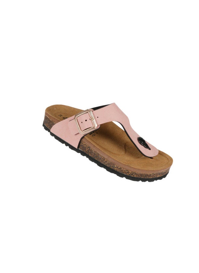 BiOCHIC - Biochic Ladies Slim Thong Sandals 012-448 31830Q-Rosa - Image 1