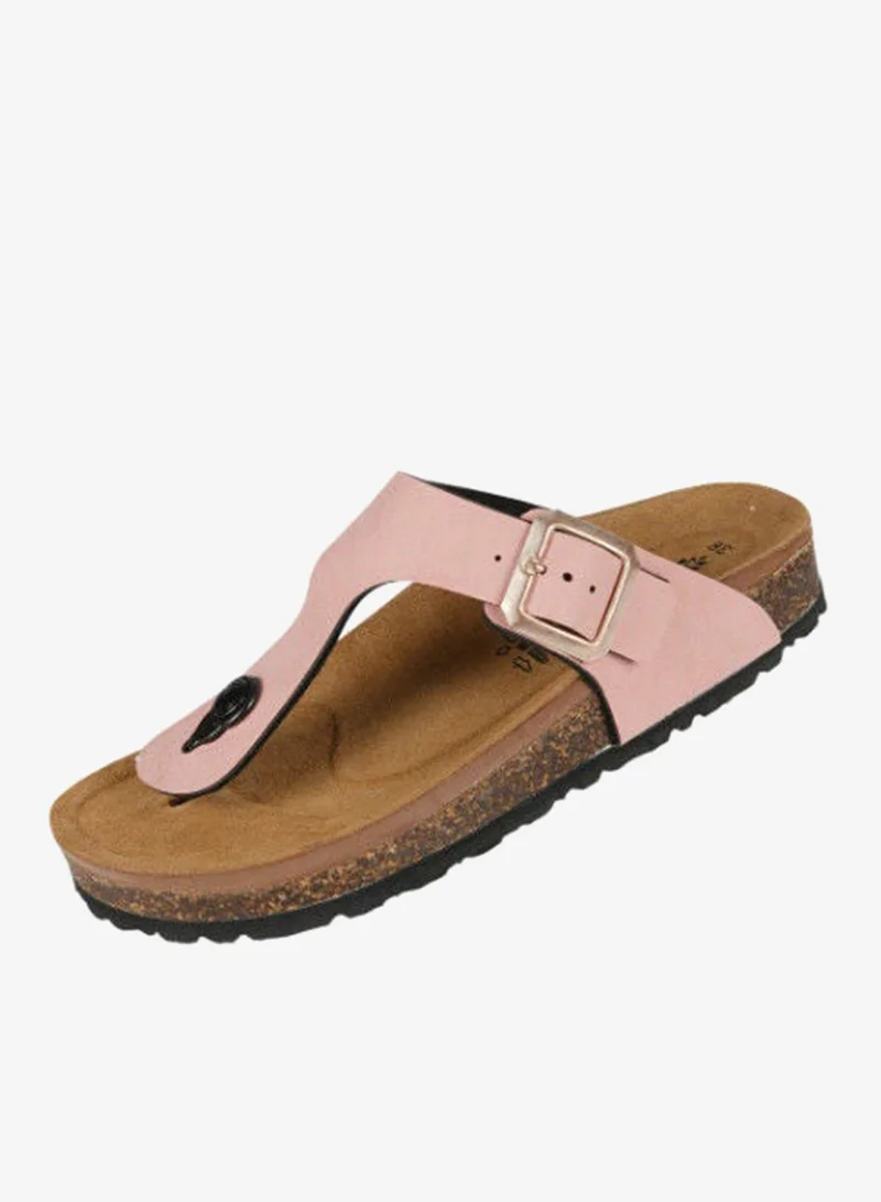 BiOCHIC Biochic Ladies Slim Thong Sandals 012-448 31830Q-Rosa