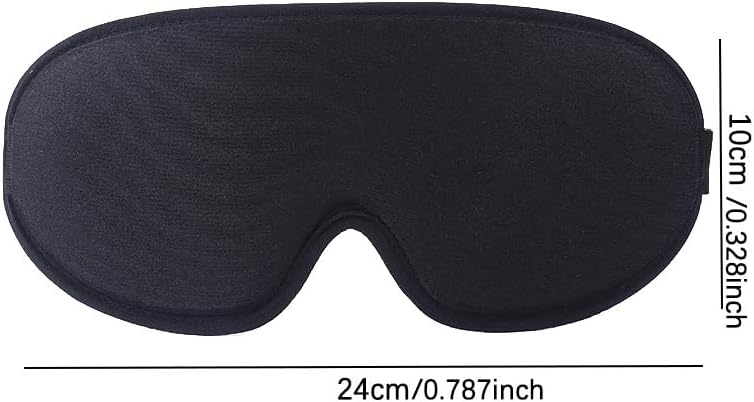 GXJZZ 3D Sleep Eye Mask with Adjustable Strap - Light-Blocking and Breathable (Pink) - Image 2