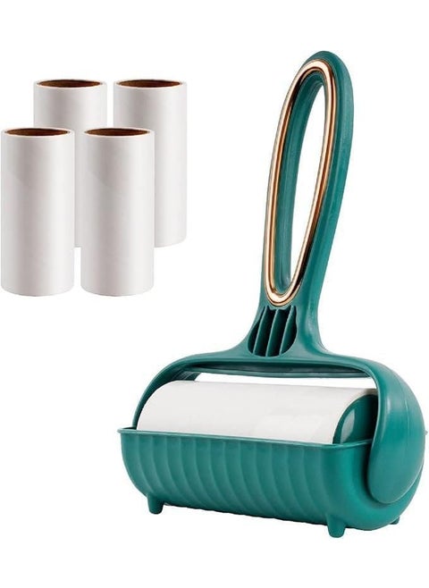 Gopinath Autolink Lint Remover for Clothe Sticky Lint Roller for Clothes Furniture Wool Coat Car Seats Fabric Dust Cleaner Pet Hair Remover with 1 Handle 5 Refills 300 Sheets