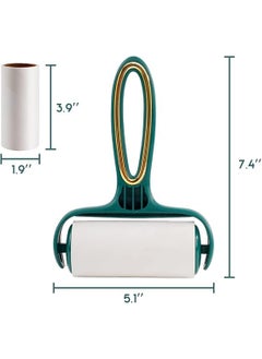 Gopinath Autolink Gopinath Autolink Lint Remover for Clothe Sticky Lint Roller for Clothes Furniture Wool Coat Car Seats Fabric Dust Cleaner Pet Hair Remover with 1 Handle 5 Refills 300 Sheets  - Image 2