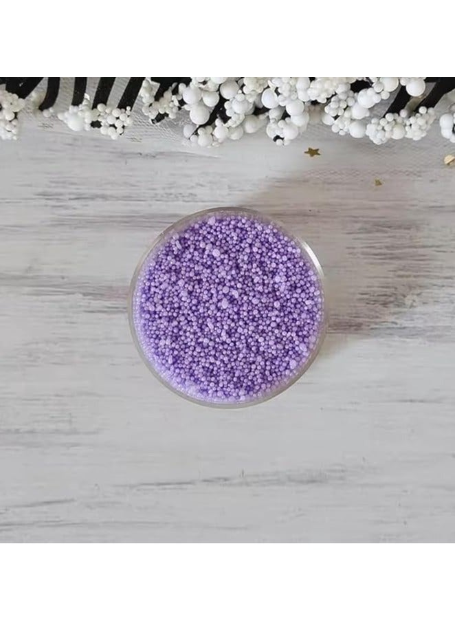 MIRFA Pearled Candle Wax Sand With 20 Eco Wicks - Purple - Image 2