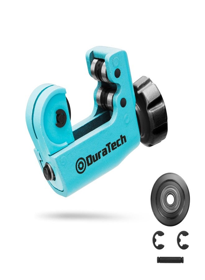 DURATECH Mini Tubing Cutter, for Outer Diameter: 1/8"-3/4"(3-19MM), Copper, Aluminum, Brass And Plastic Tubing Compact Cutter, Replacement Wheel Included - Image 1