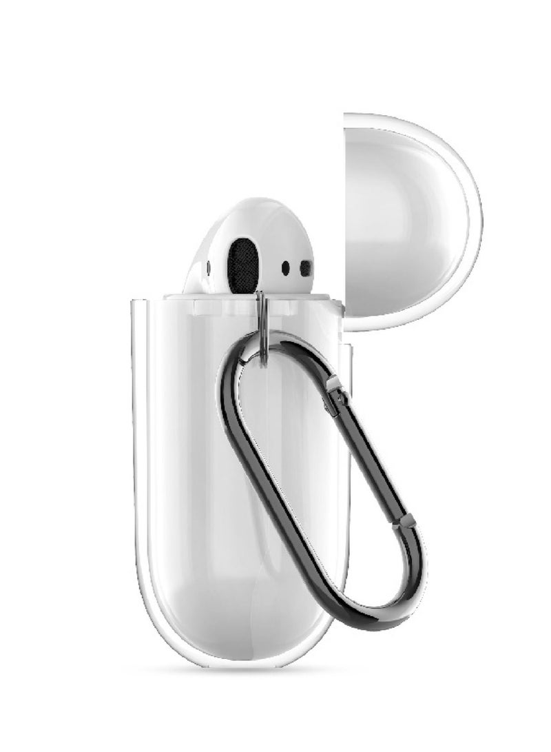 blupebble Crystal Clear Shockproof Case Transparent Ultra Slim Cover Compatible with Apple AirPods 2 gen - Image 2