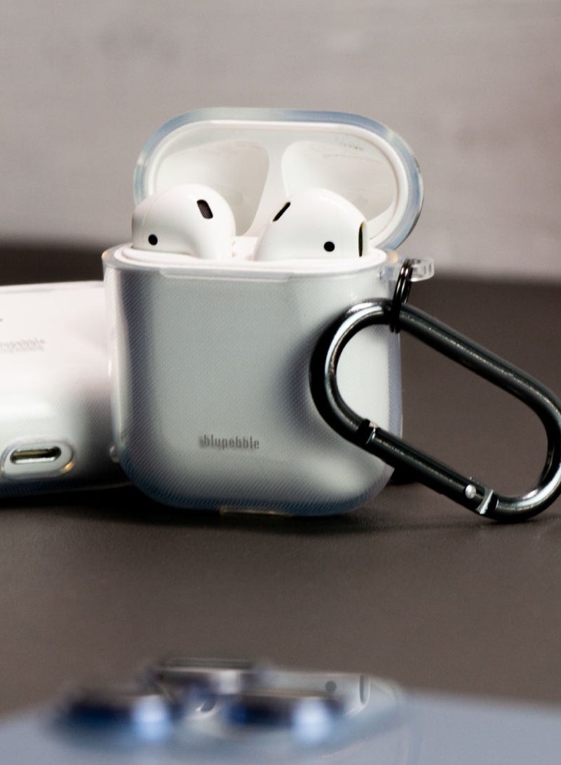 blupebble Crystal Clear Shockproof Case Transparent Ultra Slim Cover Compatible with Apple AirPods 2 gen - Image 5