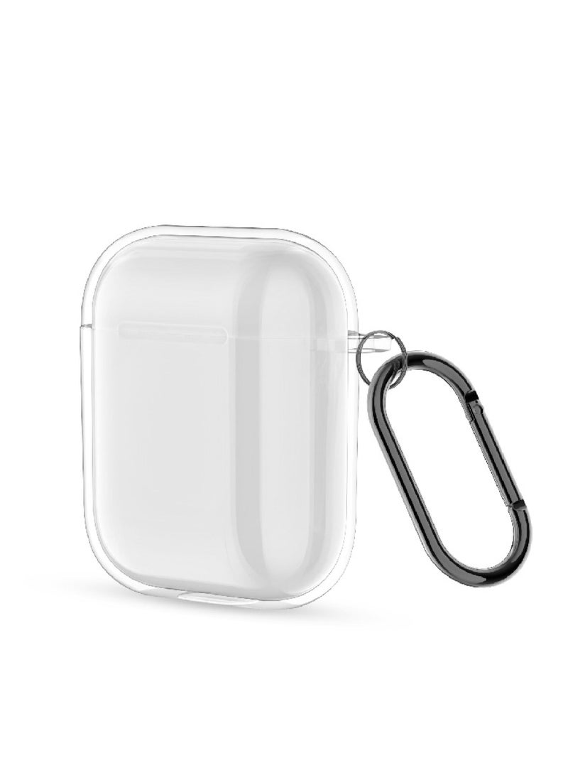 blupebble Crystal Clear Shockproof Case Transparent Ultra Slim Cover Compatible with Apple AirPods 2 gen - Image 3