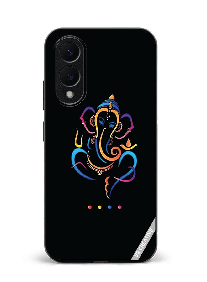 VR CREATIVE Protective Case Cover For Samsung Galaxy S25 Edge Ganesh Ji Design Multicolour