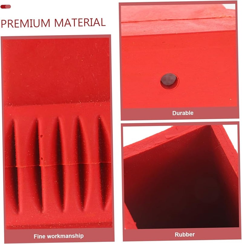 6 Pcs Ladder Feet Covers Antiskid Rubber Pads Easy Install Protect Floors From Scratches - Image 4