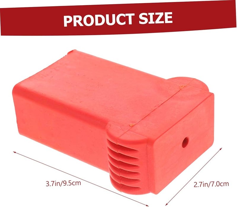 6 Pcs Ladder Feet Covers Antiskid Rubber Pads Easy Install Protect Floors From Scratches - Image 3