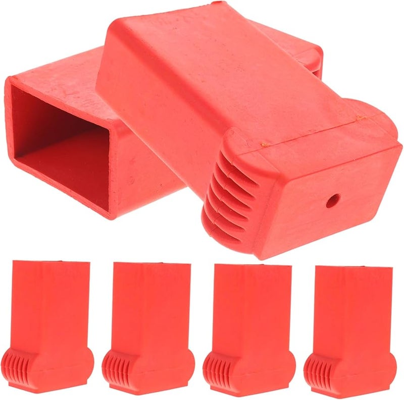 6 Pcs Ladder Feet Covers Antiskid Rubber Pads Easy Install Protect Floors From Scratches - Image 1