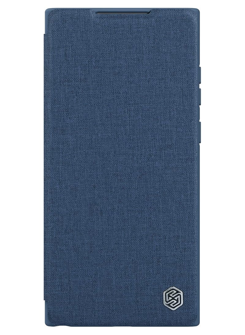 Nillkin Qin Pro Leather Cover Case Designed For Samsung Galaxy S23 Uitra - Elite Blue