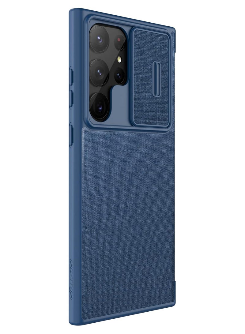 Nillkin Qin Pro Leather Cover Case Designed For Samsung Galaxy S23 Uitra - Elite Blue