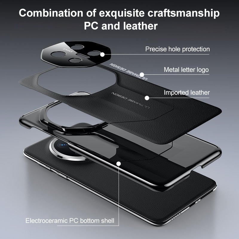 HuHa Protective Cover For Huawei Mate 70 Premium Electroplated Imitation Ultimate Design Phone Case(Green) - Image 3