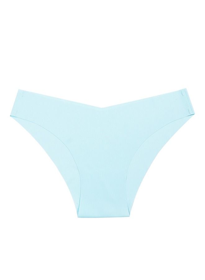 Zeemey 5 Pack Womens Seamless Underwear Charming Stretch Bikini Panties Low Rise Hipster Ladies Soft V-Waist Cheeky Lingerie
