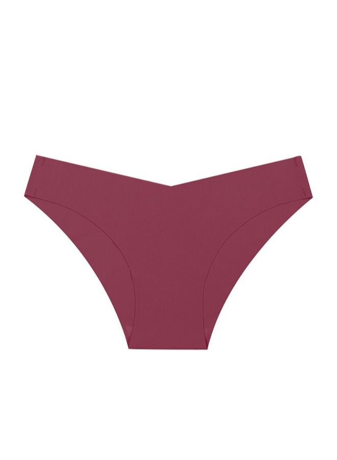 Zeemey 5 Pack Womens Seamless Underwear Charming Stretch Bikini Panties Low Rise Hipster Ladies Soft V-Waist Cheeky Lingerie