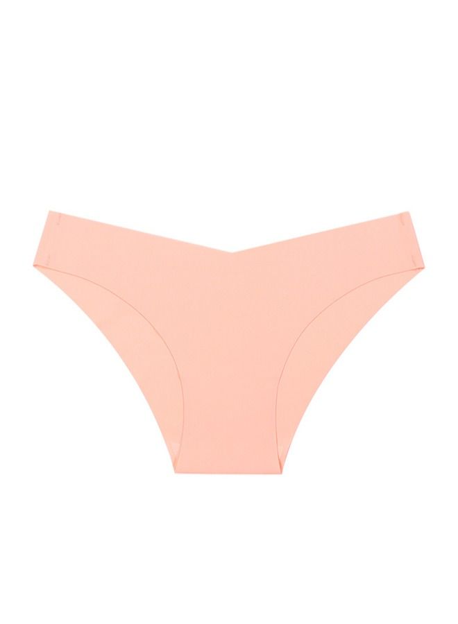 Zeemey 5 Pack Womens Seamless Underwear Charming Stretch Bikini Panties Low Rise Hipster Ladies Soft V-Waist Cheeky Lingerie