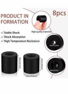 Y&D 3D Printer Heat Bed Leveling Parts, 8 Pcs Silicone Solid Column, Stable Hot Tool Heat-Resistant Buffer  - Image 2