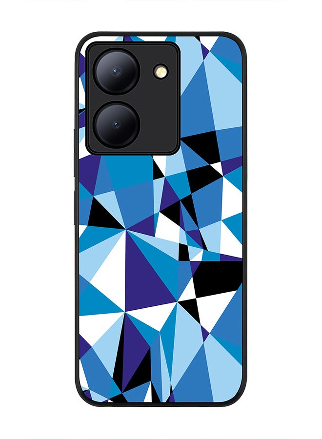 Stylizedd Rugged Black Edge case for Vivo Y36 / Vivo Y36 5G, Slim fit Soft Case Flexible Rubber Edges Anti Drop TPU Gel Thin Cover - Crystal Prism - Image 1