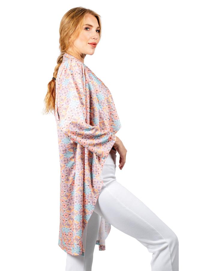 ZAECY Women's Loose-Fit Printed Shrug - Image 3