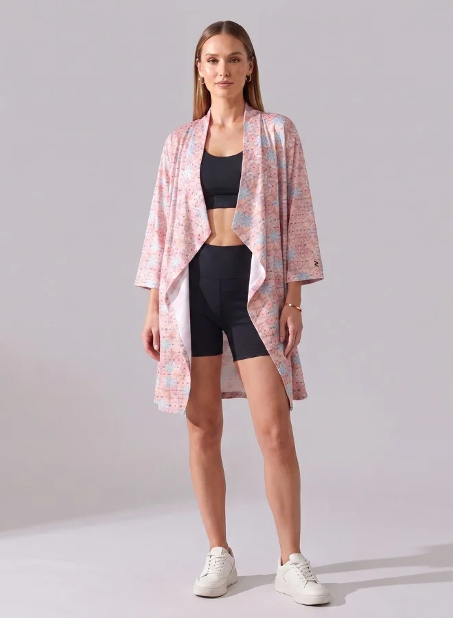 Zaecy Women's Loose-Fit Printed Shrug