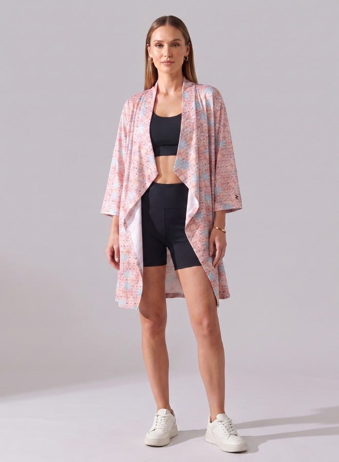 ZAECY Women's Loose-Fit Printed Shrug - Image 1
