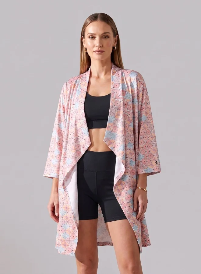 Zaecy Women's Loose-Fit Printed Shrug