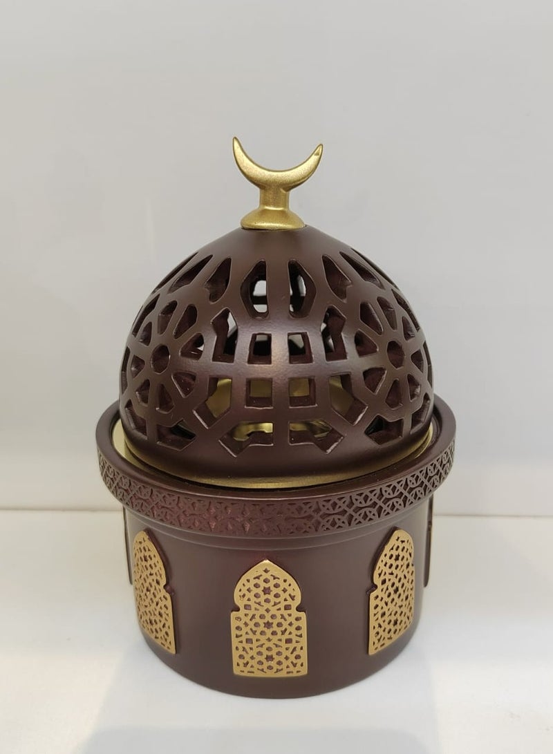 Bakhoor Burner Oud Charcoal Incense Burner Frankincense Resin Incense Burner for Yoga Spa and Aromatherapy Office Home Decor