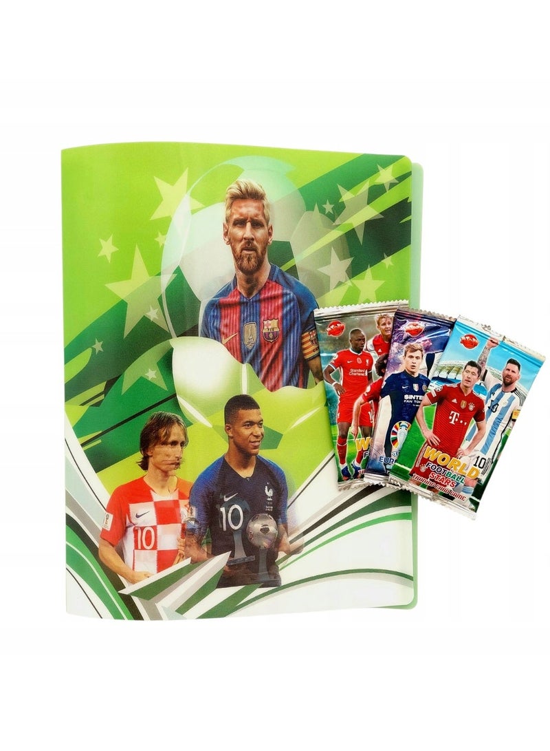 Rally World Football Stars Trading Cards Set - Collectible Cards for Kids - Image 1