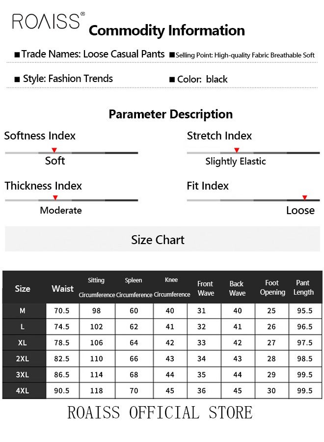 رويس بنطلون رجالي غير رسمي مصنوع من القطن الخالص برباط مرن مناسب لأنواع مختلفة من الجسم بسيط وعصري - Image 4
