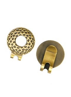 New Golf Cap Clip Mark 25mm Copper Black Ball Marker Bronze 25mm