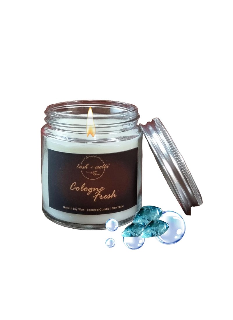 Lush melts Lush Melts Strong Scented Soy Wax Candle NonToxic Perfumed 100 gm for Home Decor Cologne Fresh Mini Amber 