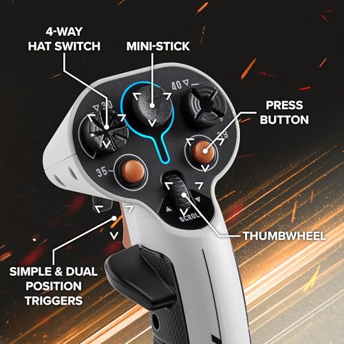 Thrustmaster Sol-R2 HOSAS, Hall Effect Technology for Ultra-Precise Gaming, 88 buttons Ideal for Space Flight Simulation (compatible with PC) - Image 4