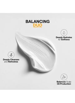 GK Hair Balancing Shampoo and Conditioner Sets (33.8 Fl Oz/1000ml) For Oily & Color Treated Hair Deep Cleansing Ideal for Over-Processed and Environmentally Stressed Hair  - Image 3