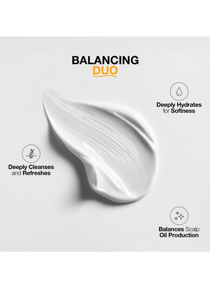 GK Hair Balancing Shampoo and Conditioner Sets (33.8 Fl Oz/1000ml) For Oily & Color Treated Hair Deep Cleansing Ideal for Over-Processed and Environmentally Stressed Hair  - Image 3