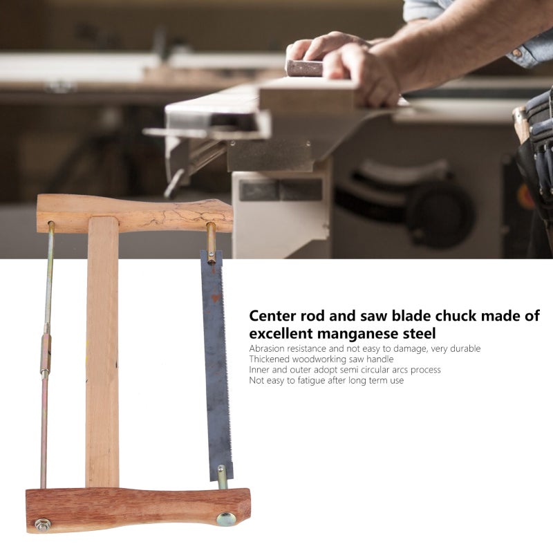 Teakwood Saw: Ergonomic Fatigue-reducing Handle, Abrasion-resistant Manganese Steel Frame - Diamond Design Woodworking Tool for Carpenters and DIY Woodworkers - Image 3