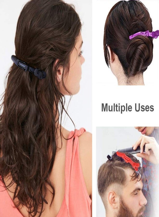 FLUZOV professional crocodile hair clip Women And Girl and Salon Use, For hair Stylish, Plastic Hair clip pack of 6 - Image 3