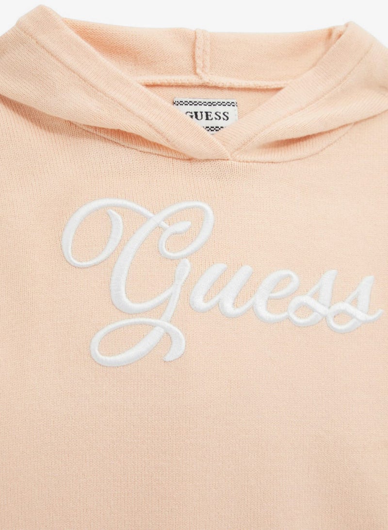 GUESS Kids Crew Neck Top and Sweater Pant Sets - Image 4