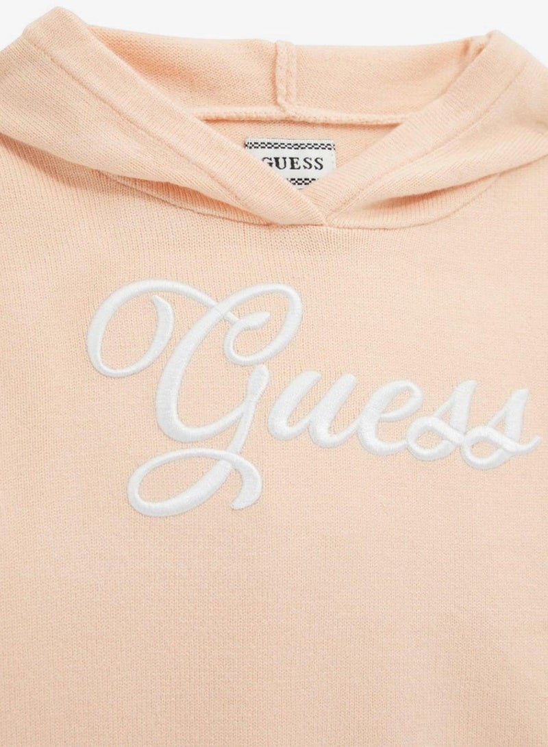 GUESS Kids Crew Neck Top and Sweater Pant Sets - Image 5