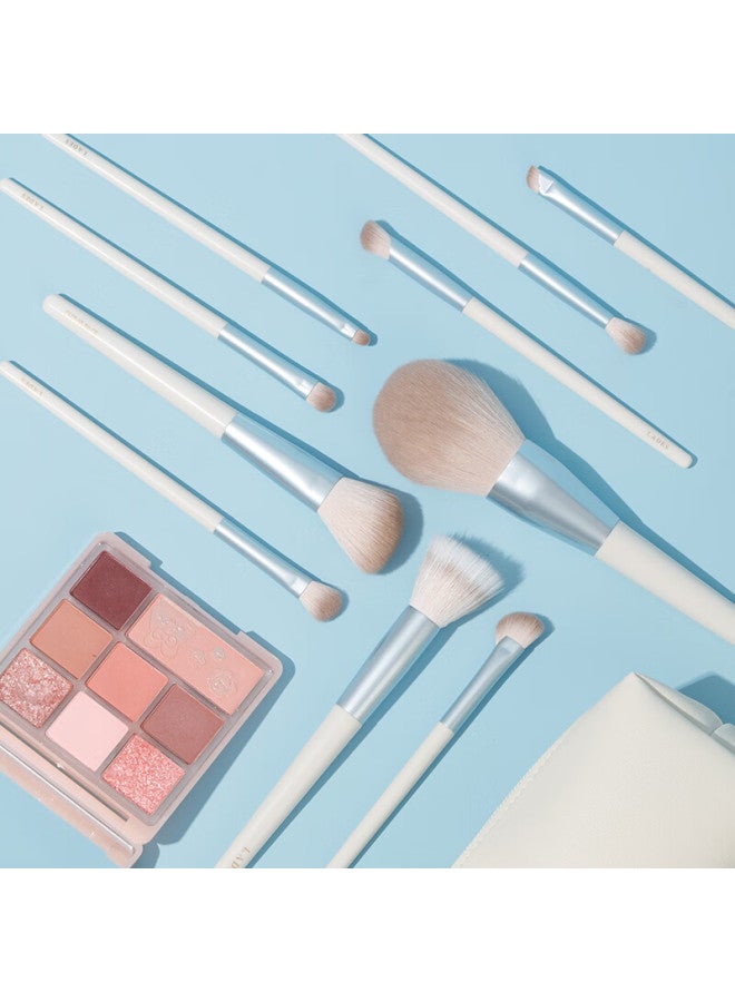 LADES Landis Xuejian 10-piece Makeup Brush Set Soft Powder Eyeshadow Brushes Professional Soft Hair Tools For Beginners - Image 3