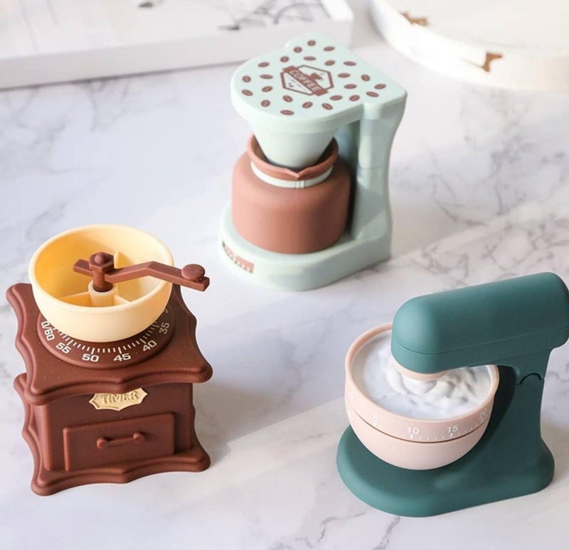 Mechanical Kitchen Timer Beautiful Shapes Multifunctional No Batteries Required Suitable for Cooking Oven Home Sports - Image 1