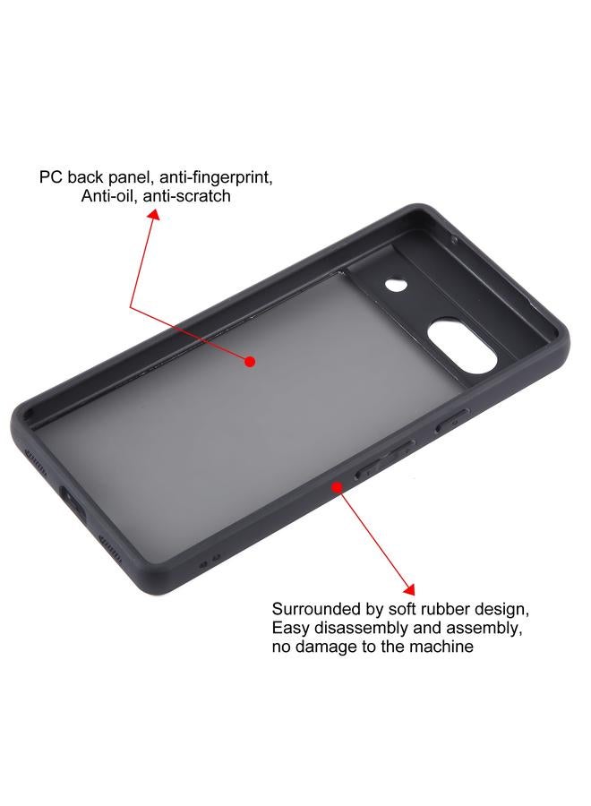 جرين تايجر جراب لهاتف Google Pixel 7a مصنوع من مادة TPU سوداء غير لامعة + جراب كمبيوتر شخصي - Image 4