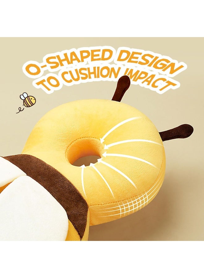 Pucmaoci Baby Head Protector Backpack: Alarm Function, Adjustable and Ultra-Light (Bee) - Image 4
