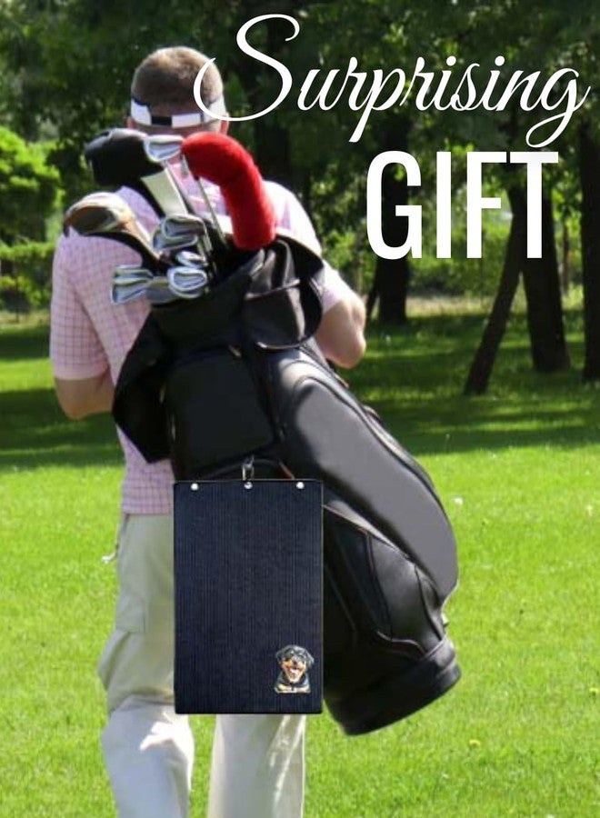 CybGene Rottweiler Gifts Golf Towel, Gifts for Rottweiler Lovers, 15.7“x23.6” Microfiber Golf Towel for Golf Bags for Birthday, Christmas - Image 4