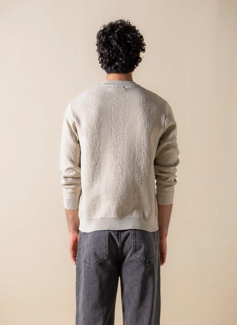 SHAPES TEXTURED JUMPER