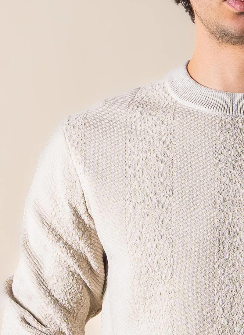 SHAPES TEXTURED JUMPER
