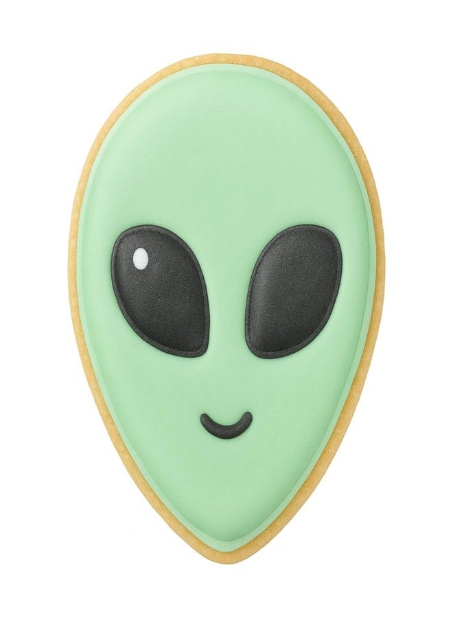 Bundle of Fun Alien Head Cookie Cutter with Easy Push Design (4.5 inches) - Image 5
